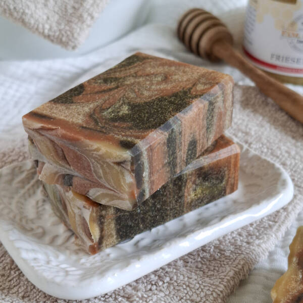 Honig-Haar-Seife "Glänzende Pracht", 100g – Bild 2