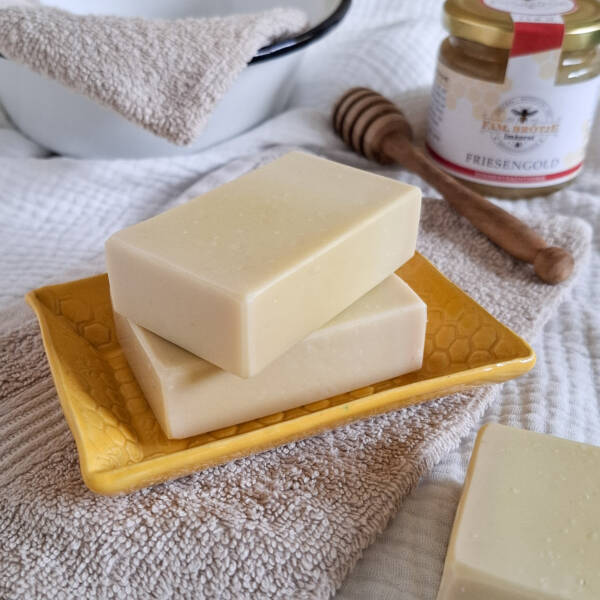 Honig-Olivenöl-Seife "Pures Glück", 100g